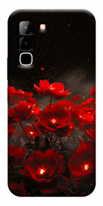 Чохол Burning flowers для Infinix Hot 70