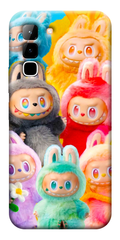 Чохол Rainbow labubu для Infinix Hot 70