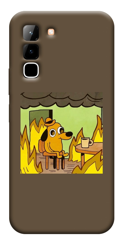 Чохол Dog in the fire для Infinix Hot 70