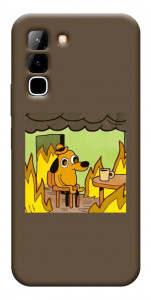 Чохол Dog in the fire для Infinix Hot 70