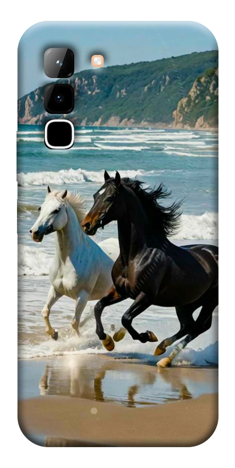 Чохол Beach Horses для Infinix Hot 70