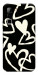 Чохол Black and white hearts для Infinix Hot 70