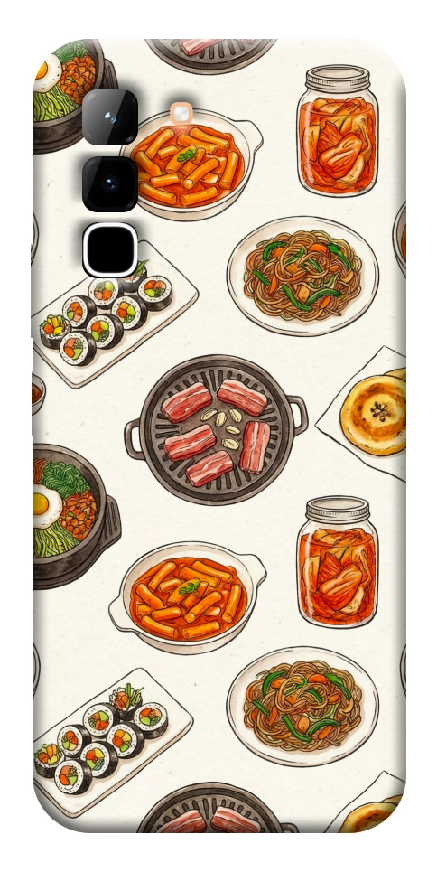 Чохол Korean food для Infinix Hot 70