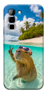 Чохол Сapybara vacation для Infinix Hot 70