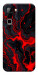 Чохол Black red marble для Infinix Hot 70