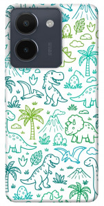 Чехол Dino pattern для Vivo Y36