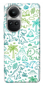 Чохол Dino pattern для Oppo Reno10 Pro