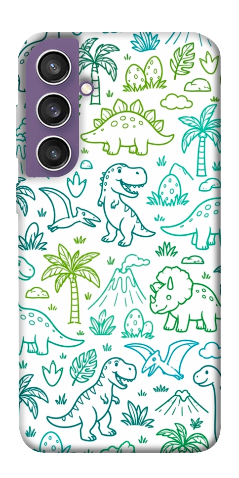 Чехол Dino pattern для Galaxy S23 FE
