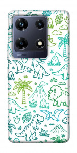 Чохол Dino pattern для Infinix Note 30 Pro NFC