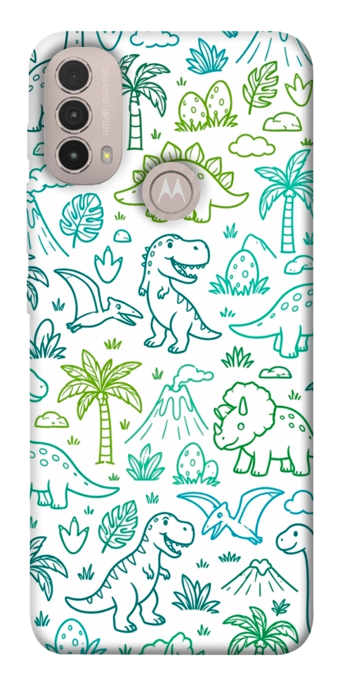 Чохол Dino pattern для Motorola Moto E30