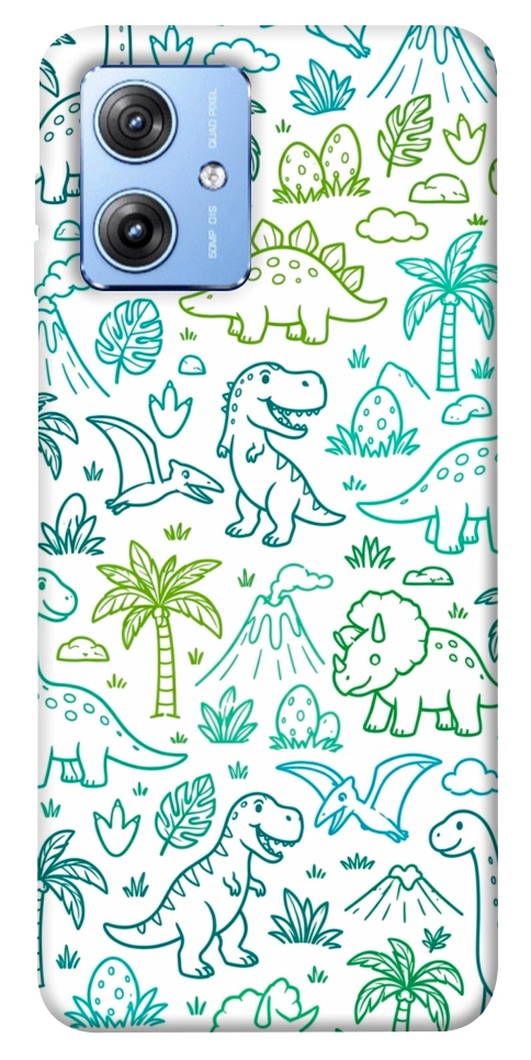 Чехол Dino pattern для Motorola Moto G84