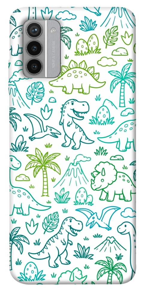 Чехол Dino pattern для Nokia G42