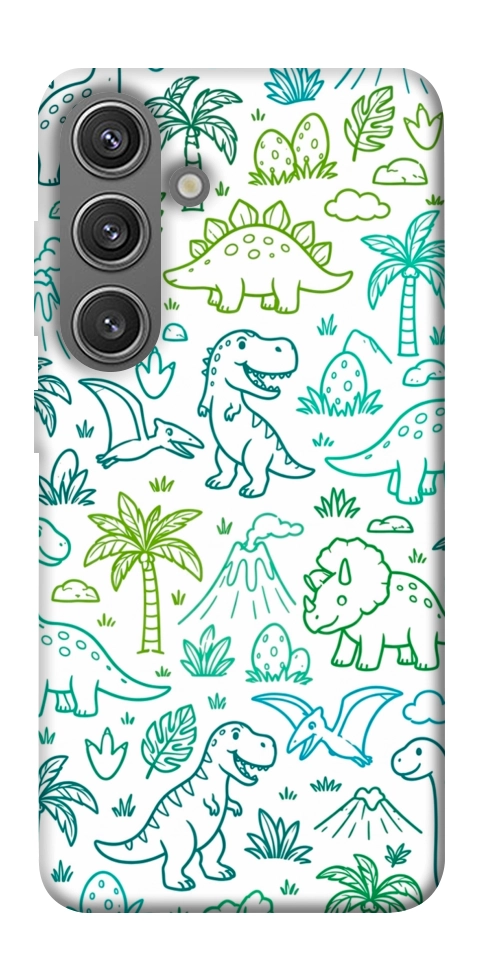 Чехол Dino pattern для Galaxy S24