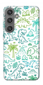 Чехол Dino pattern для Galaxy S24+