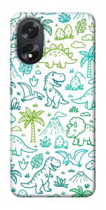 Чохол Dino pattern для Oppo A38