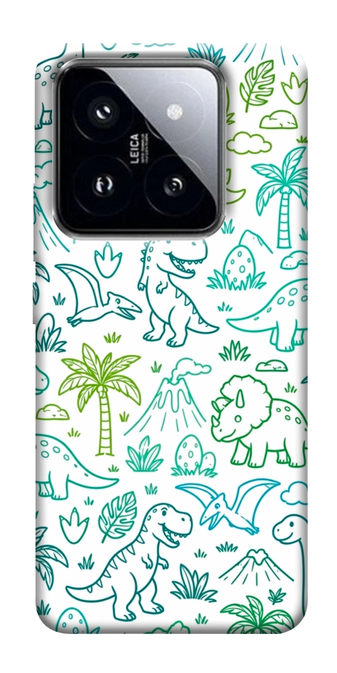 Чохол Dino pattern для Xiaomi 14 Pro