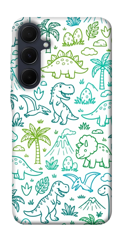 Чехол Dino pattern для Galaxy A35
