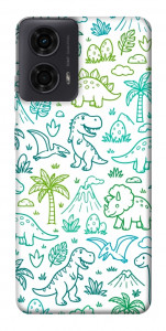 Чехол Dino pattern для Motorola Moto G24