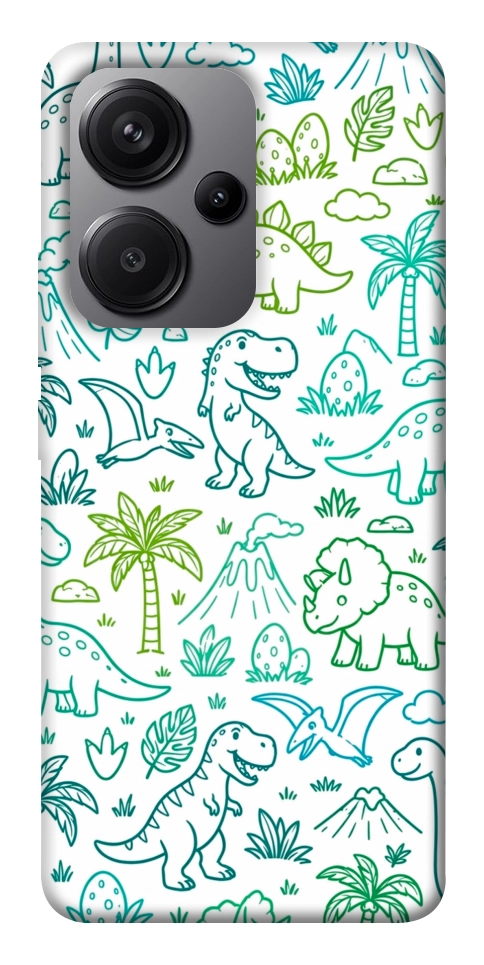 Чохол Dino pattern для Xiaomi Redmi Note 13 Pro+