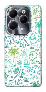 Чохол Dino pattern для Infinix Hot 40 Pro