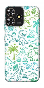 Чехол Dino pattern для ZTE Blade A73 4G