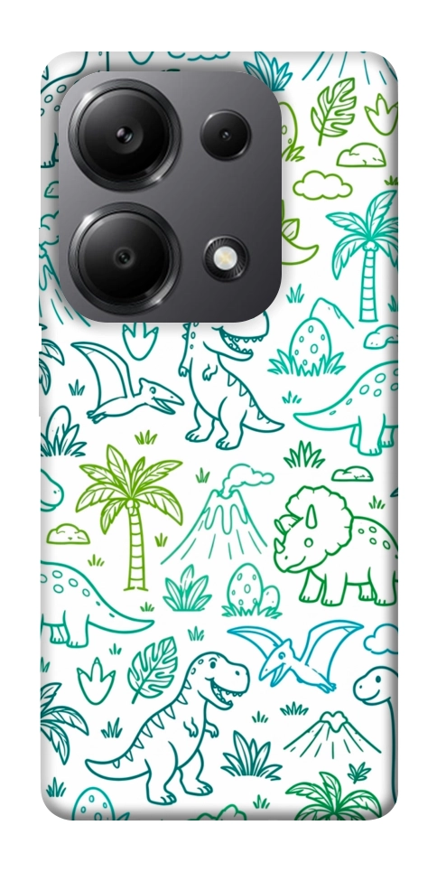 Чохол Dino pattern для Xiaomi Redmi Note 13 Pro 5G
