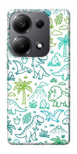 Чехол Dino pattern для Xiaomi Redmi Note 13 Pro 5G