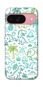 Чохол Dino pattern для Google Pixel 9