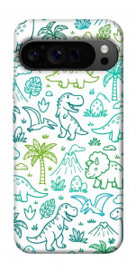 Чехол Dino pattern для Google Pixel 9 Pro