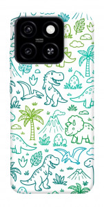 Чохол Dino pattern для ZTE Blade A55 4G