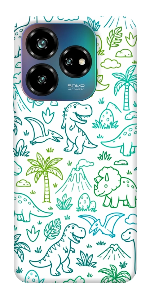 Чехол Dino pattern для ZTE Nubia V60