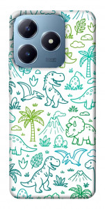 Чохол Dino pattern для Realme C63 4G
