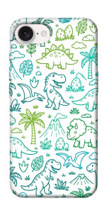 Чехол Dino pattern для iPhone 16e