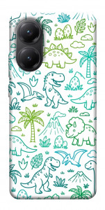 Чехол Dino pattern для Xiaomi Poco X7 Pro