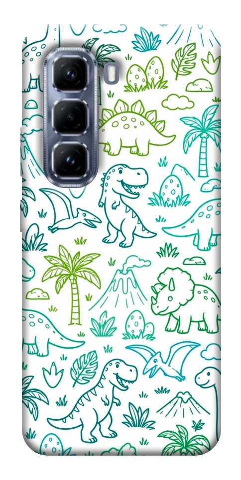 Чохол Dino pattern для Infinix Hot 50 Pro