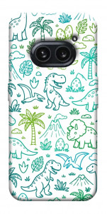 Чехол Dino pattern для Nothing Phone (2a)