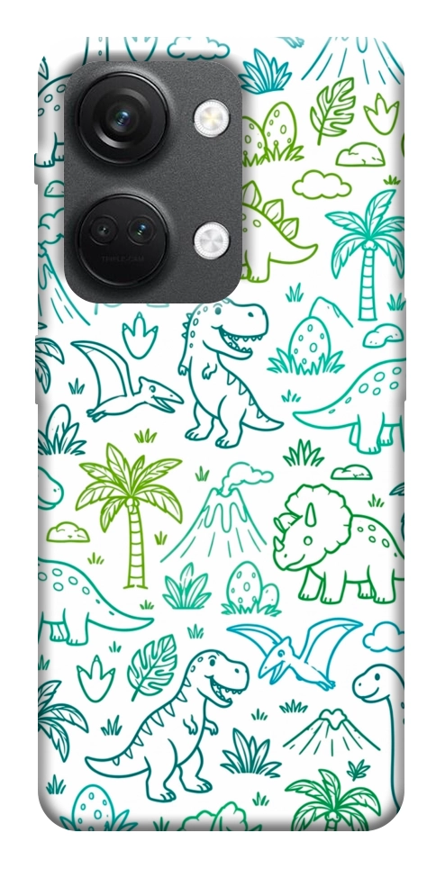 Чехол Dino pattern для OnePlus Nord 3