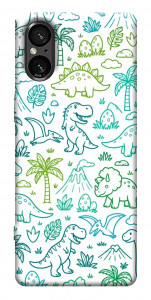 Чехол Dino pattern для Sony Xperia 5 V