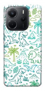 Чохол Dino pattern для Xiaomi Redmi Note 14 4G (Europe version)