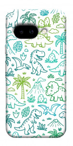 Чехол Dino pattern для Google Pixel 9a