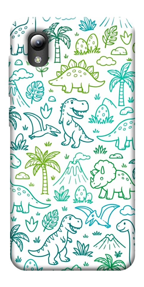 Чохол Dino pattern для ZTE Blade A3 (2019)
