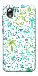 Чохол Dino pattern для ZTE Blade A3 (2019)