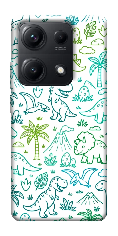 Чохол Dino pattern для Xiaomi Redmi Note 14S