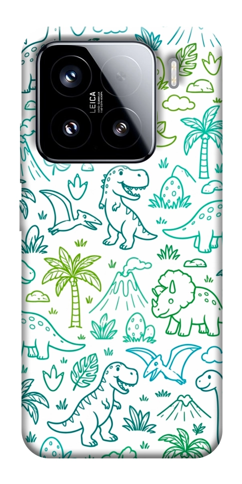 Чохол Dino pattern для Xiaomi 15