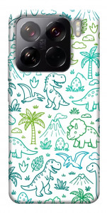 Чехол Dino pattern для Xiaomi 15 Pro