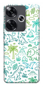 Чохол Dino pattern для Xiaomi Poco F6