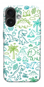 Чехол Dino pattern для iPhone 17