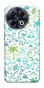 Чехол Dino pattern для TECNO Spark 30 Pro (KL7)