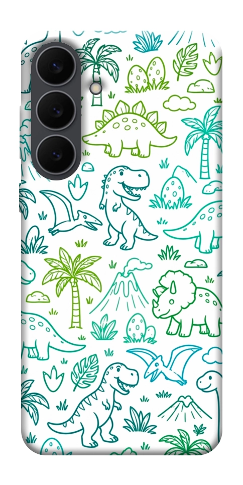 Чехол Dino pattern для Galaxy S25 FE
