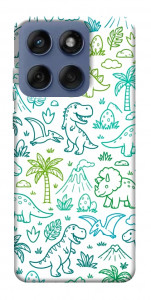 Чехол Dino pattern для Motorola Edge 60 Fusion
